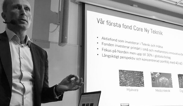 Investera som proffsen! FILMADE presentationer från investerarmötet med Erik Sprinchorn, CORE NY TEKNIK!